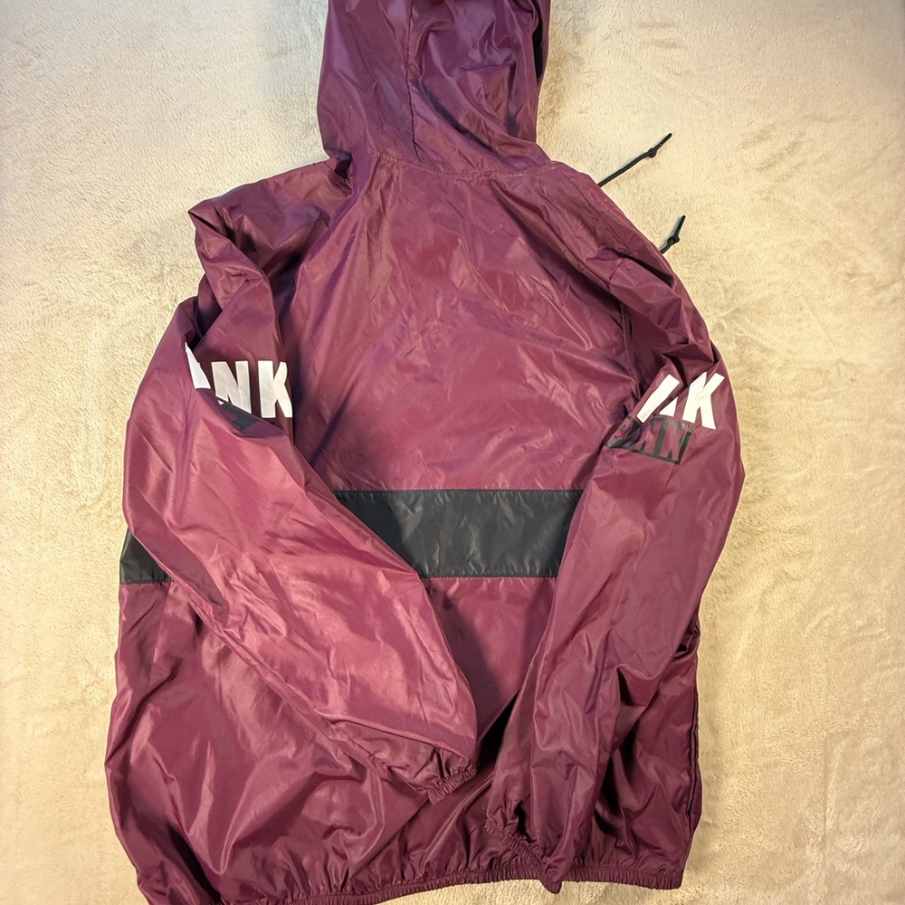 PINK Victoria's Secret Maroon Jacket XS - Picture 12 of 12